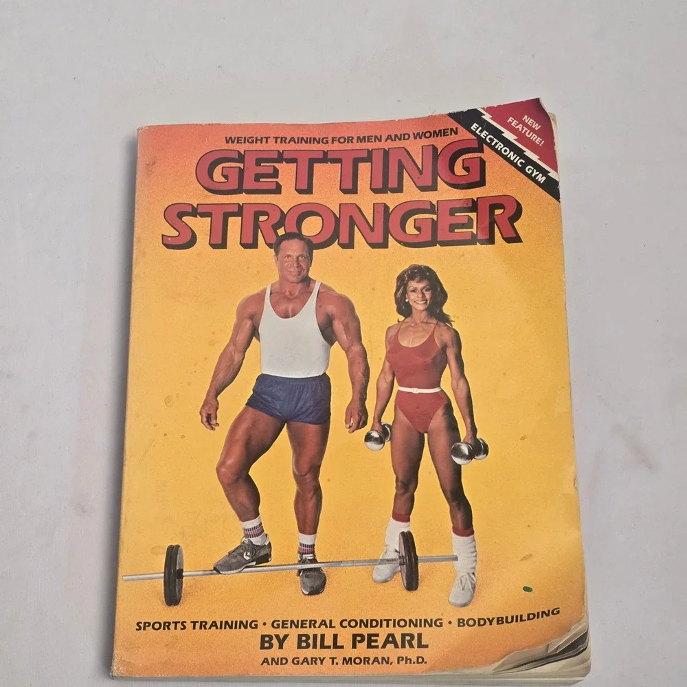 Bill Pearl Getting Stronger Weight‎ Training Bodybuilding Book ISBN 0679732691